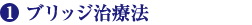 1）ブリッジ治療法